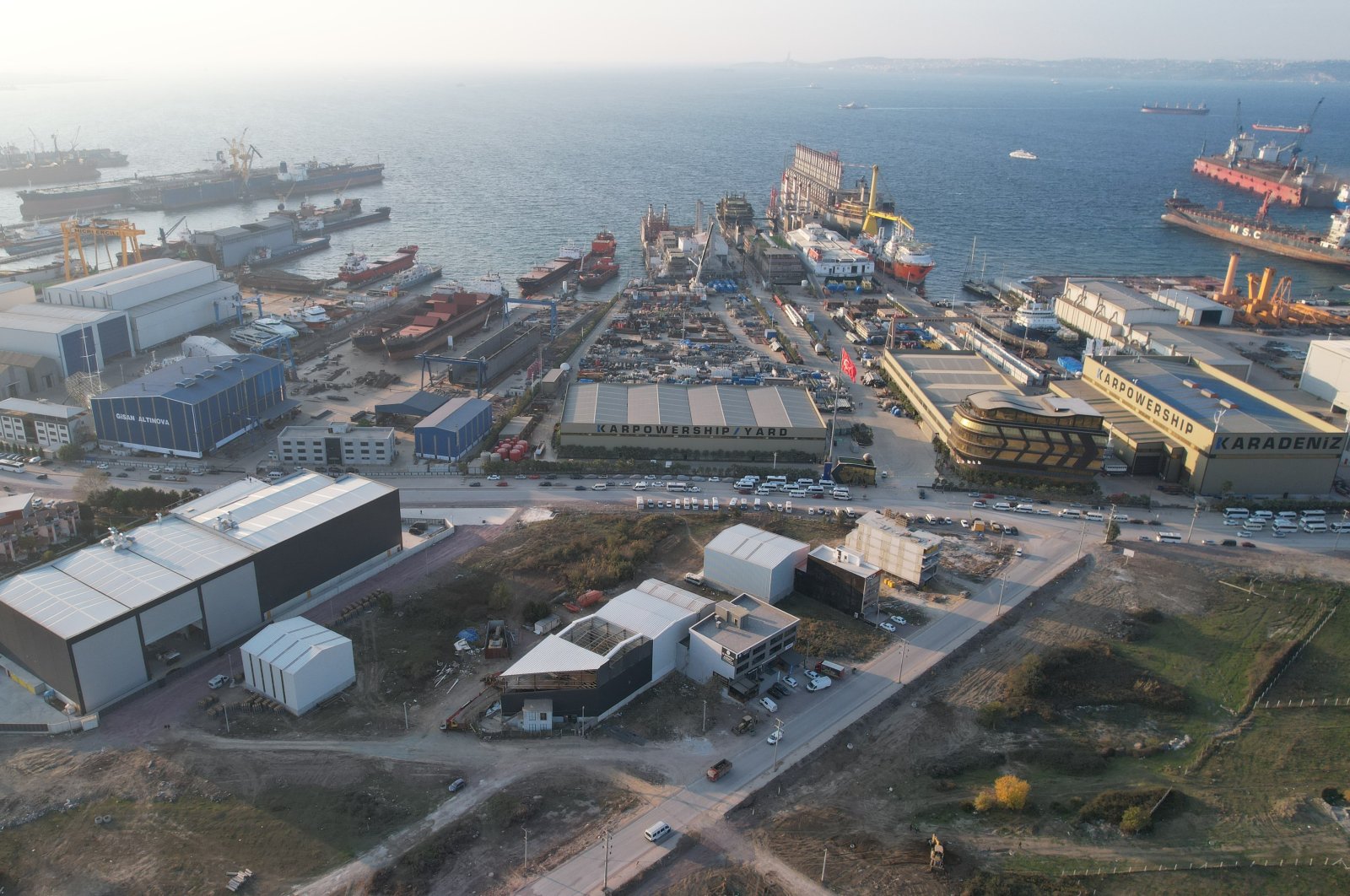 A view of a port in Yalova province, northwestern Türkiye, Sept. 11, 2023. (IHA Photo)