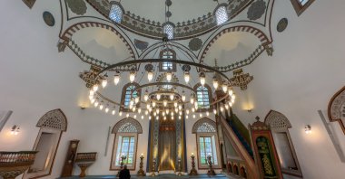 The historical Hünkar, also known as Fatih Sultan Mehmet Mosque, in Sarajevo, Bosnia and Herzegovina, Oct. 06, 2023. (AA Photo)