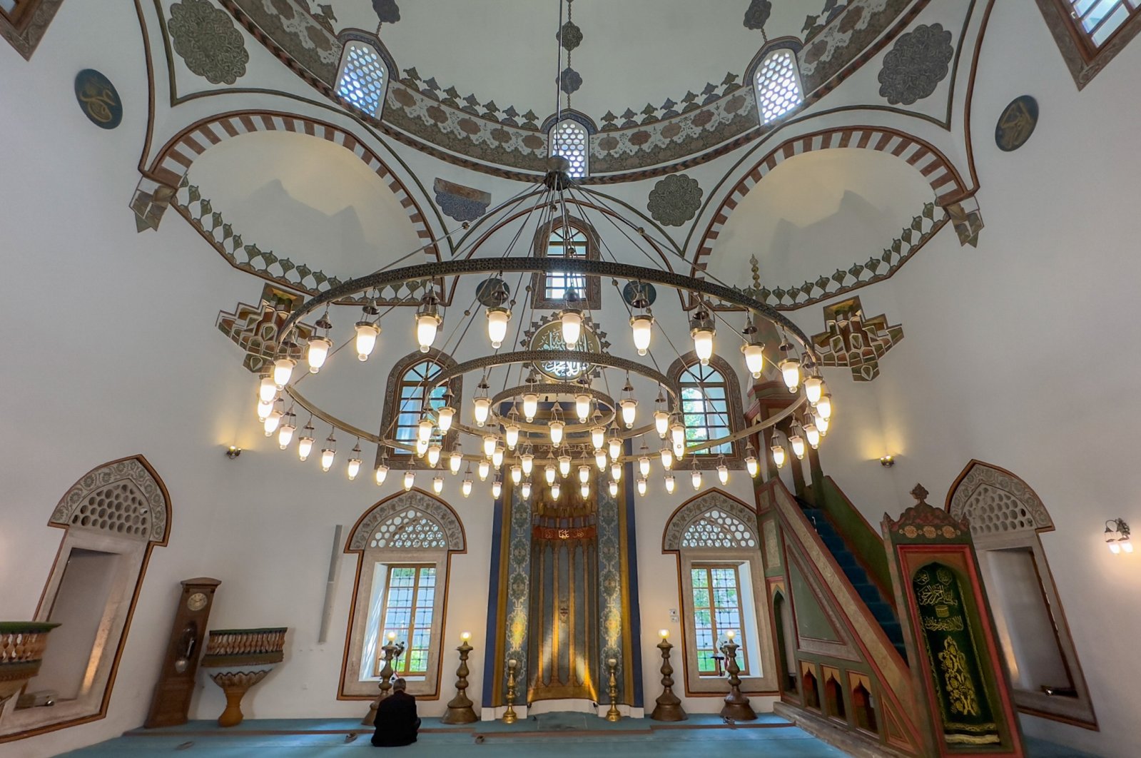 The historical Hünkar, also known as Fatih Sultan Mehmet Mosque, in Sarajevo, Bosnia and Herzegovina, Oct. 06, 2023. (AA Photo)