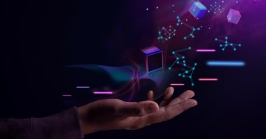 Metaverse, Web3 and Blockchain technology concepts are depicted in this undated illustration. (Shutterstock Photo)