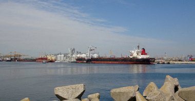 A view of the cereal terminal with grain silo in the Black Sea port of Constanta, Romania, May 11, 2022. (Reuters File Photo)