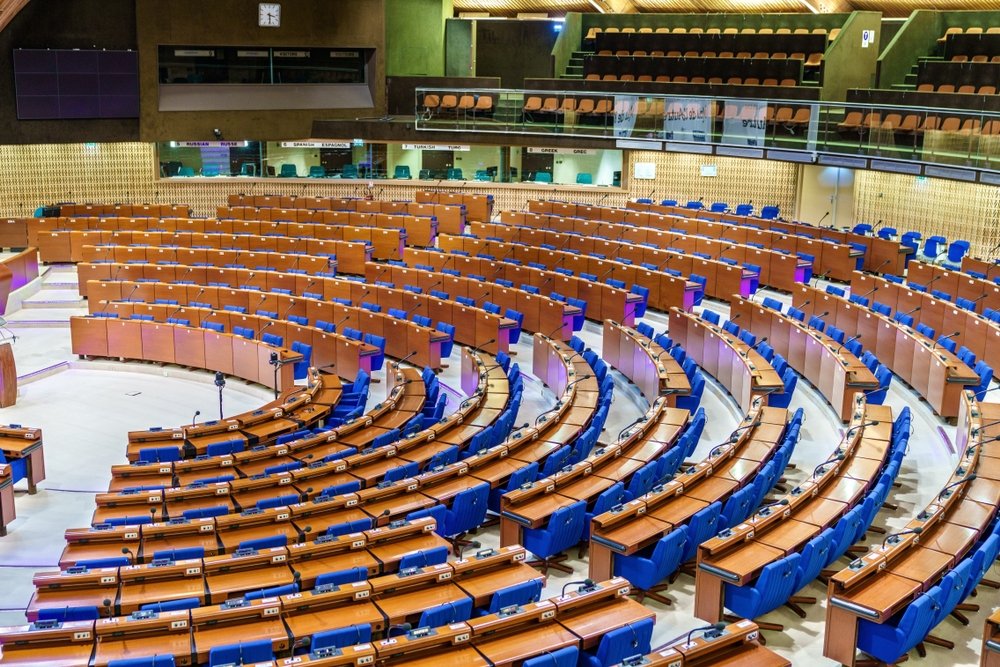 A view of the Parliamentary Assembly of the Council of Europe (PACE), Strasbourg, France, April 13, 2018. (Shutterstock Photo)