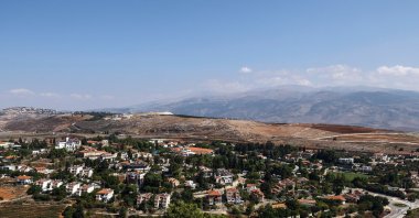 A general view shows the town of Metula, Israel, Oct. 12, 2023. (Reuters Photo)