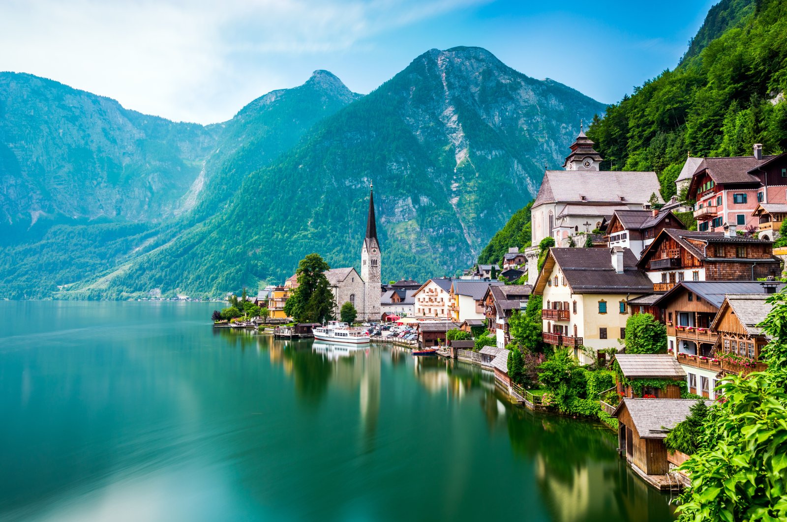 Located approximately three hours from Munich and 1.5 hours from Salzburg, this popular destination holds the distinction of being the only village in the world that has been cloned. (Getty Images Photo)