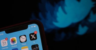 This photo illustration shows the X logo (formerly Twitter) on a smartphone screen in Los Angeles, California, United States, July 31, 2023. (AFP Photo)