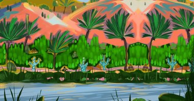 &quot;While some artists are focused on scientific facts or activism, others explore the profound connections between people and nature – and imagine a better world.&quot; (Getty Images Photo)