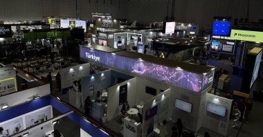 Türkiye booth is seen at the GITEX GLOBAL, in Dubai, United Arab Emirates, Oct. 16, 2023.