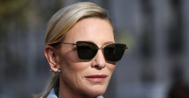 Australian actor Cate Blanchett attends the presentation of the Spring/Summer 2024 Womenswear collection by British designer Stella McCartney during the Paris Fashion Week, in Paris, France, Oct. 2023. (EPA Photo)