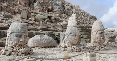 The UNESCO World Cultural Heritage, Mount Nemrut, Adıyaman, Türkiye, Oct. 23, 2023. (AA Photo)