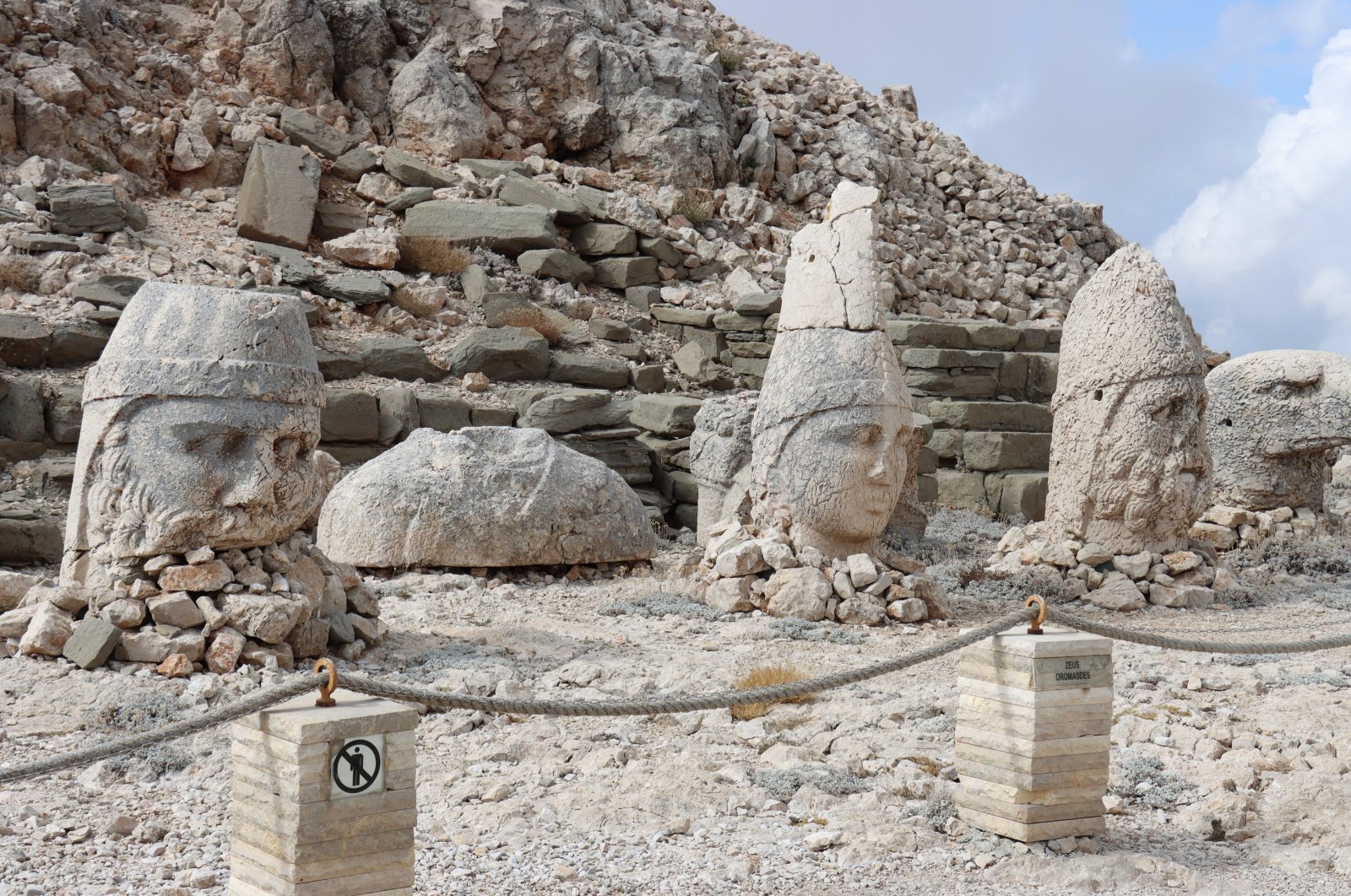 The UNESCO World Cultural Heritage, Mount Nemrut, Adıyaman, Türkiye, Oct. 23, 2023. (AA Photo)