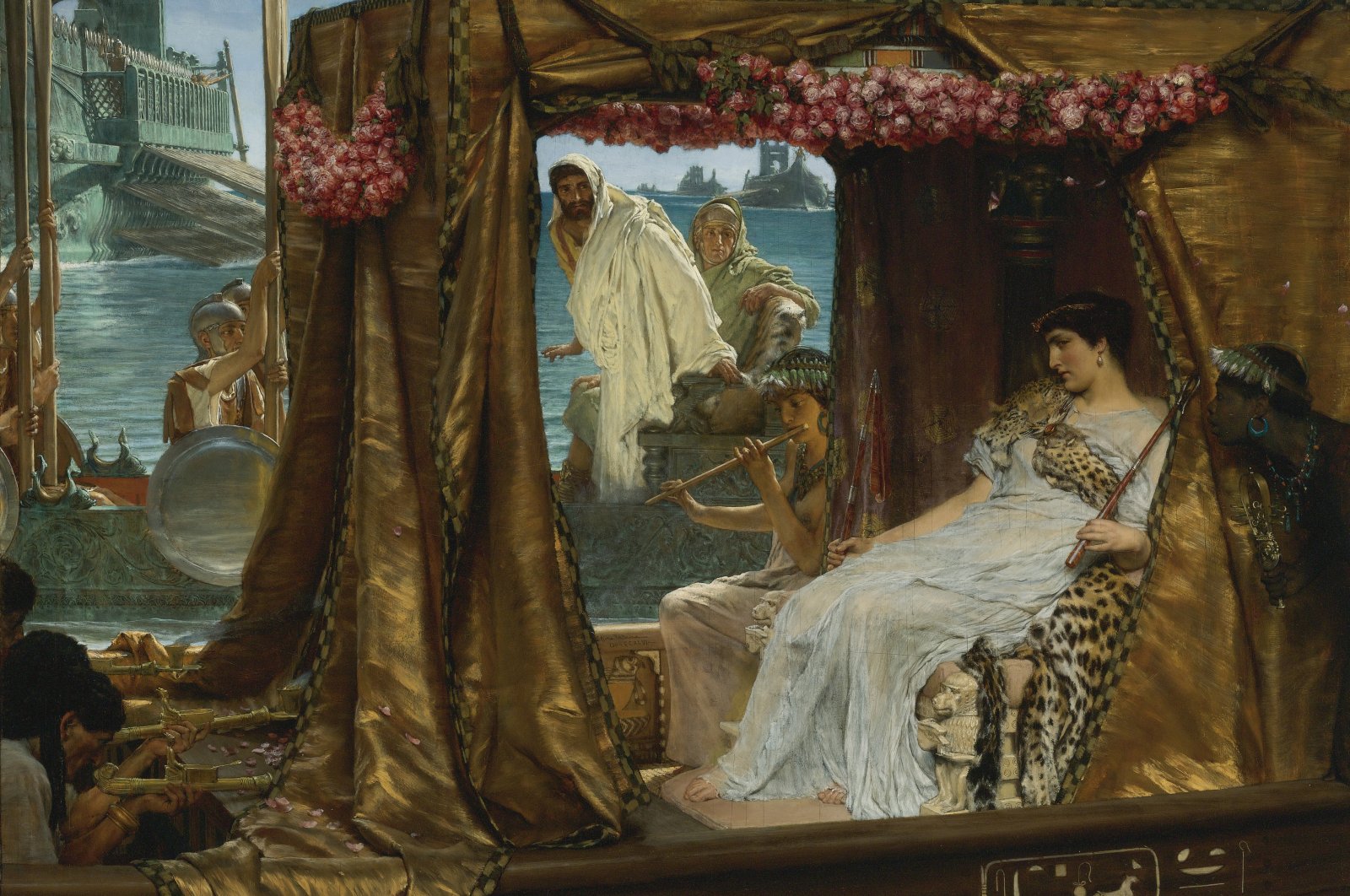 &quot;The Meeting of Antony and Cleopatra,&quot; by Sir Lawrence Alma-Tadema. (Getty Images Photo)