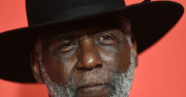 Actor Richard Roundtree arrives for the US premiere of &quot;What Men Want&quot; at the Regency Village theatre, Westwood, California, Jan. 28, 2019. (AFP Photo)