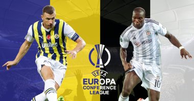 The illustration shows Fenerbahçe&#039;s Edin Dzeko (L) and Beşiktaş&#039;s Vincent Aboubakar. (Illustration by Kelvin Ndunga)