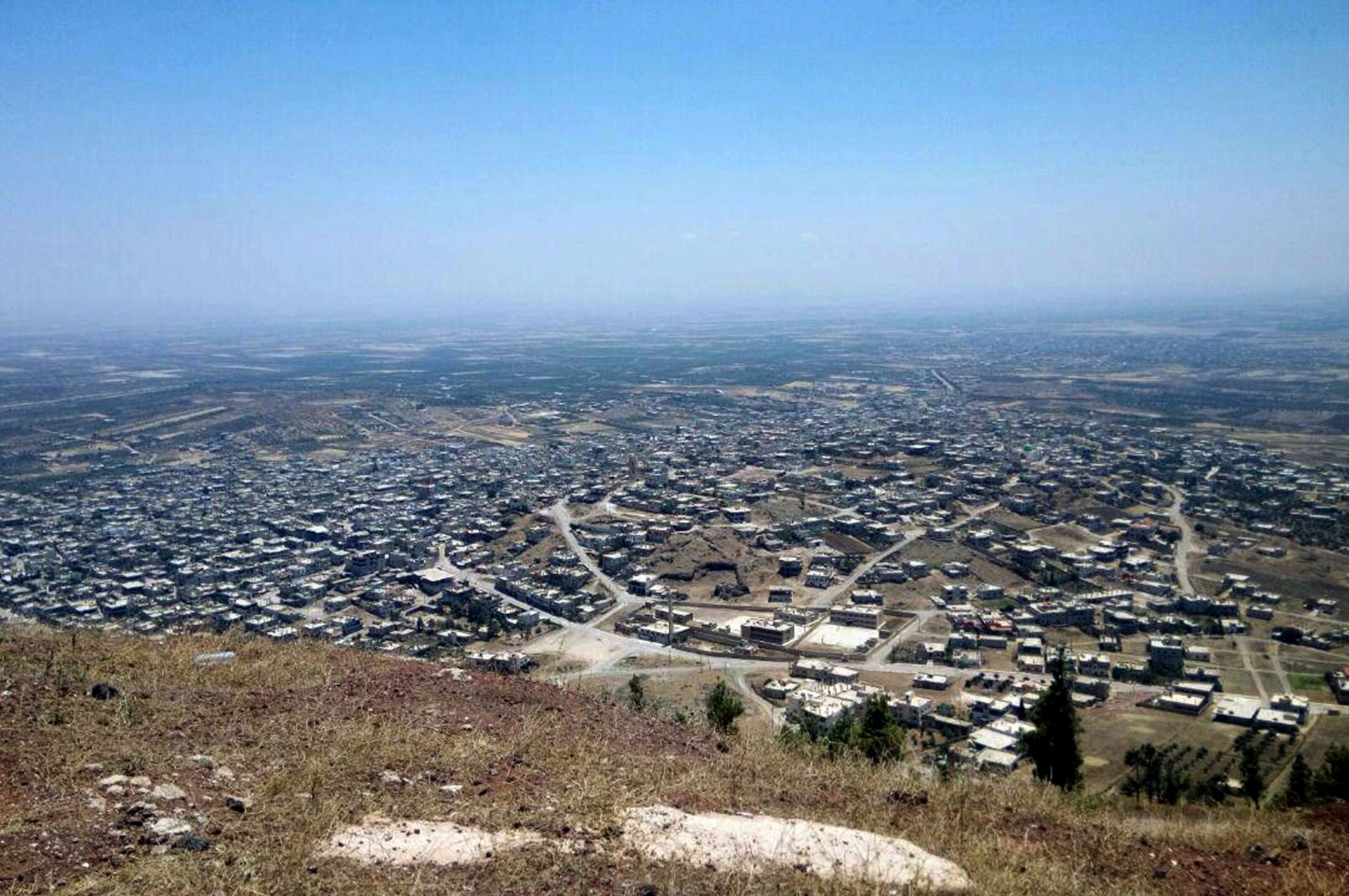 A file photo showing a general view of the city of Daraa, Syria, July 17, 2018. (AP Photo)