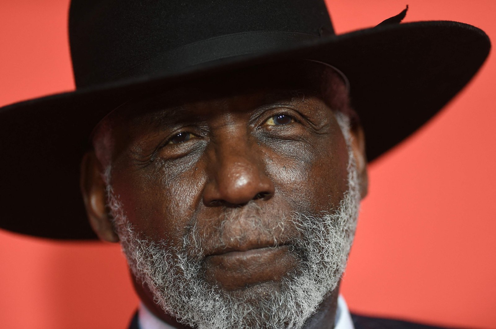 Actor Richard Roundtree arrives for the US premiere of &quot;What Men Want&quot; at the Regency Village theatre, Westwood, California, Jan. 28, 2019. (AFP Photo)