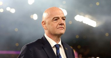 FIFA President Gianni Infantino is seen after Spain won the Women's World Cup final, Stadium Australia, Sydney, Australia, Aug. 20, 2023. (Reuters File Photo)