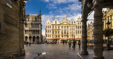 The Grand Place is occupied on each side by a number of guild houses, in addition to a few private houses. In their current form, they are largely the result of the reconstruction after the bombardment of 1695. (Getty Images Photo)