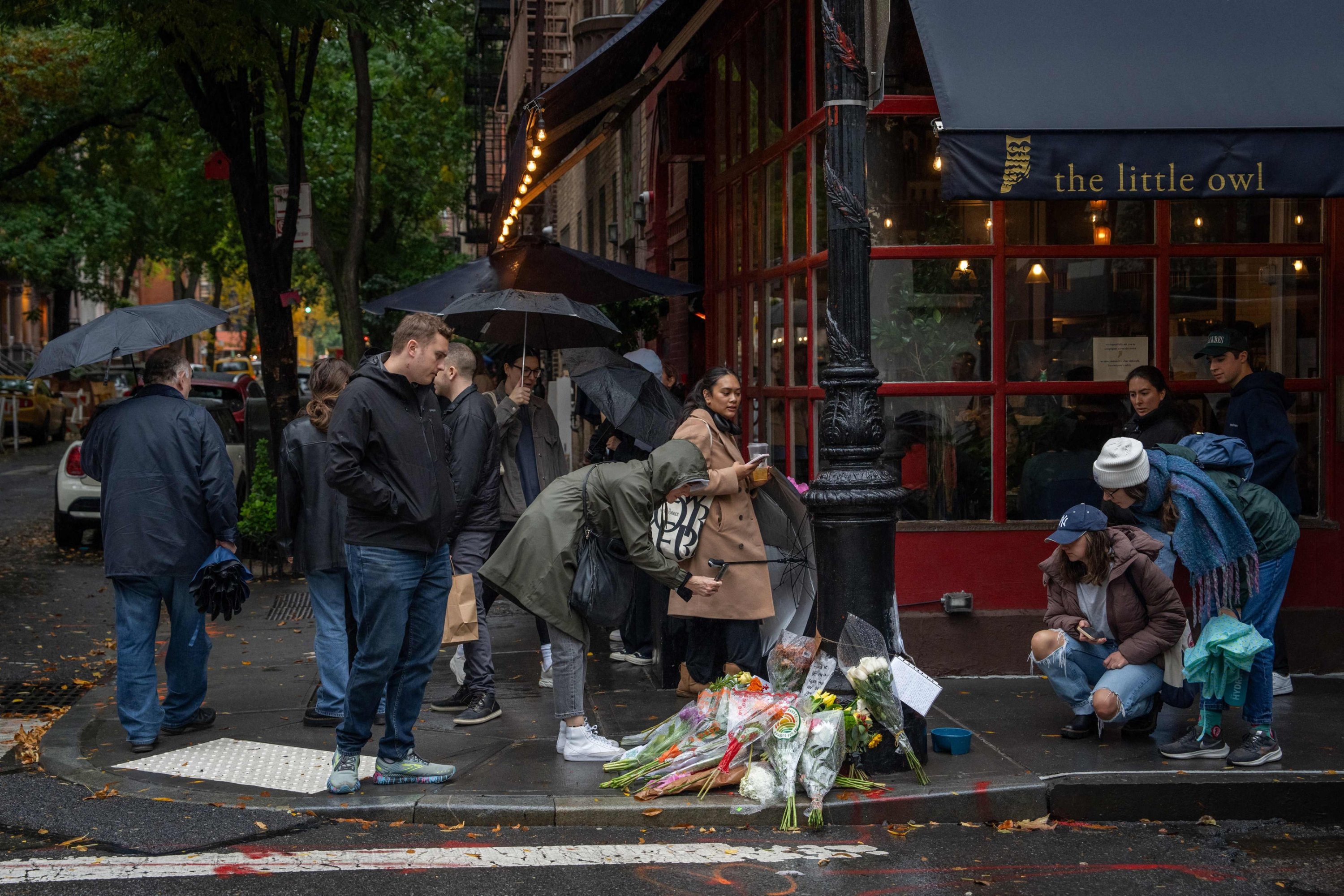 Friends' Fans Mourn Matthew Perry in New York City (Exclusive)