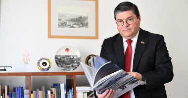 The ambassador of Chile in Ankara, Rodrigo Arcos, during an interview with Anadolu Agency (AA) on the 100th anniversary of the Republic of Türkiye, Ankara, Türkiye, Oct. 25, 2023. (AA Photo)