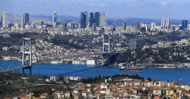 An overview of Istanbul, Türkiye, April 9, 2020. (AA Photo)