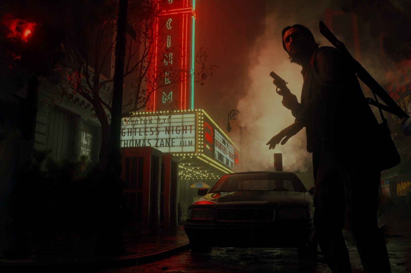 A still shot taken from Alan Wake II.