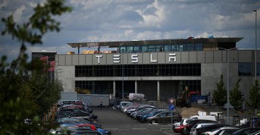 A general view of electric car manufacturer Tesla&#039;s Gigafactory Berlin-Brandenburg in Gruenheide, Germany, July 18, 2023. (Reuters Photo)