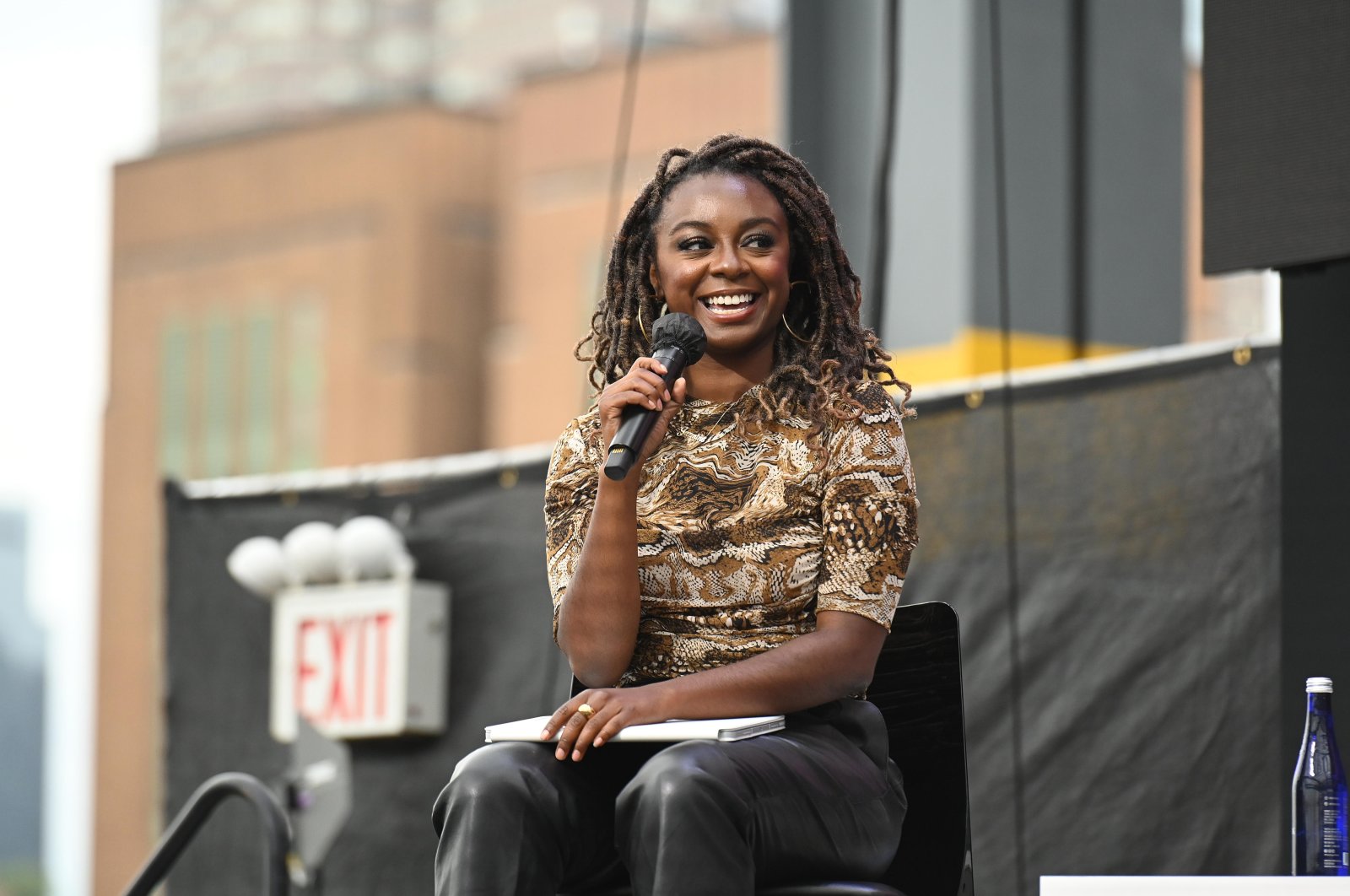 Jazmine Hughes participates in a panel discussion in New York City, U.S., June 11, 2021. (Getty Images)