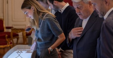Gerardo Sacco&#039;s jewelry, which was displayed throughout the event, Istanbul, Türkiye, Nov. 6, 2023. (Photo courtesy of the Italian Embassy)