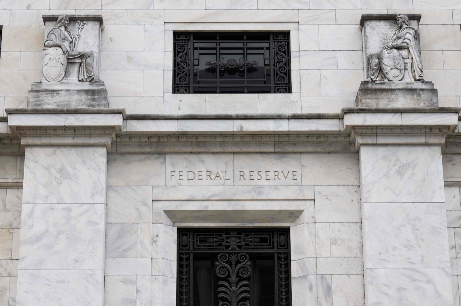 The U.S. Federal Reserve Building is seen in Washington, DC, U.S., May 3, 2023. (AFP Photo)