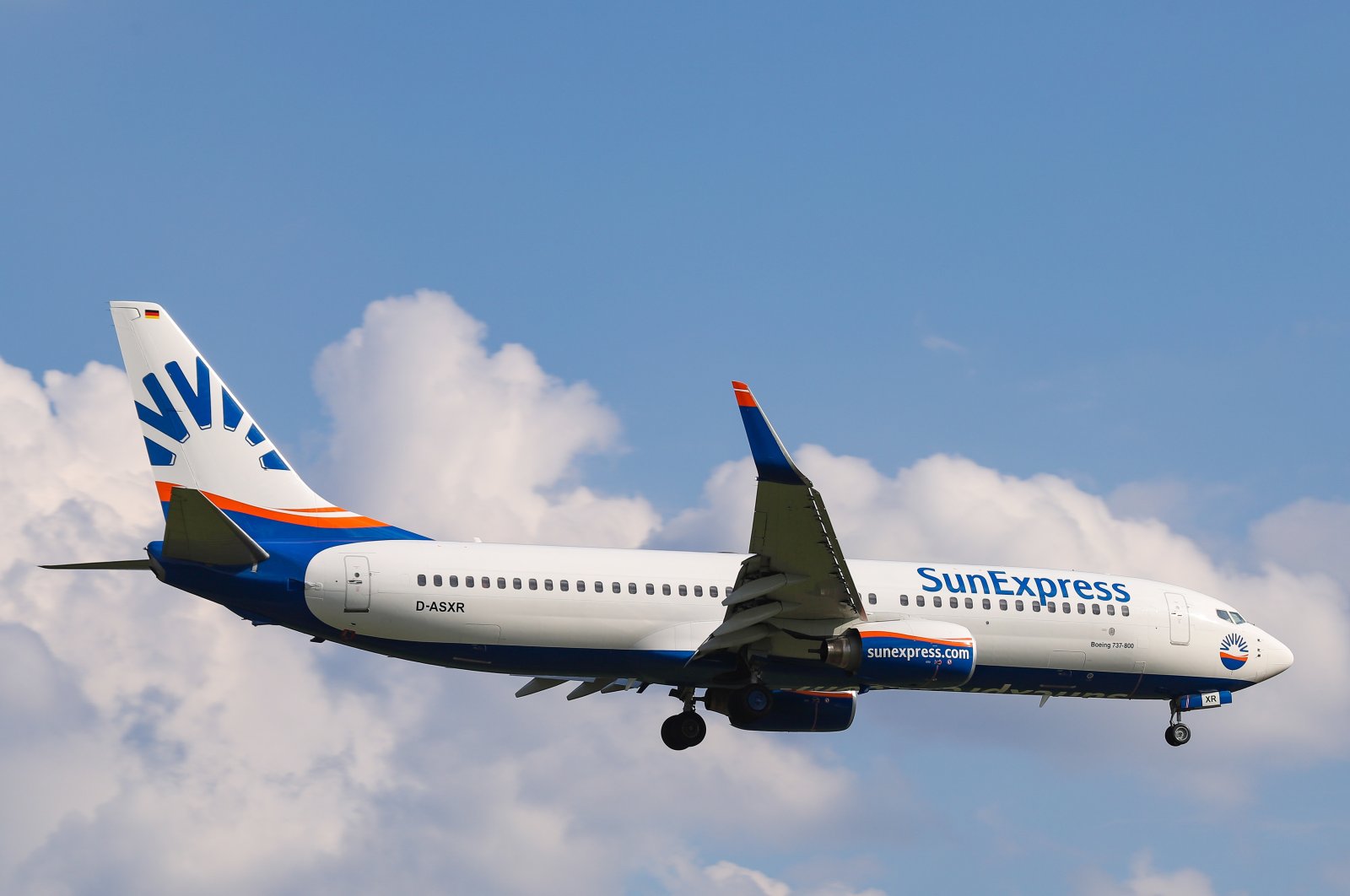SunExpress Boeing 737-800 aircraft is seen while landing at Dusseldorf International Airport, Germany, May 25, 2019. (Reuters Photo)