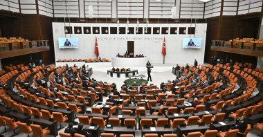 A view of the Turkish Parliament, in the capital Ankara, Türkiye, Nov. 8, 2023. (AA Photo)