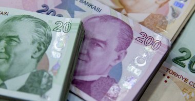 Turkish lira banknotes are seen in this undated stock photo. (Getty Images Photo)