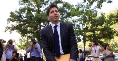 Sam Altman, CEO of ChatGPT maker OpenAI, arrives for a bipartisan artificial intelligence (AI) Insight Forum at the U.S. Capitol in Washington, U.S., Sept. 13, 2023. (Reuters Photo)