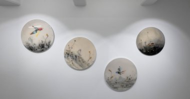 The artworks from the &quot;The Rebirth of Venus&quot; by Ekin Su Koç, Istanbul, Türkiye. (Photo courtesy of Anna Laudel)