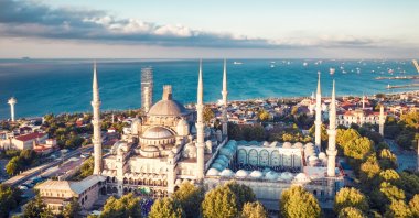 The historic Sultan Ahmed Mosque (The Blue Mosque), Istanbul, Türkiye. (Getty Images Photo)
