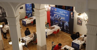 100th Century of the Republic Türkiye İş Bank Chess Cup has been launched at the İş Bank Economic Independence Museum in the capital Ankara, Türkiye, Nov.23, 2023 (Courtesy of the federation)