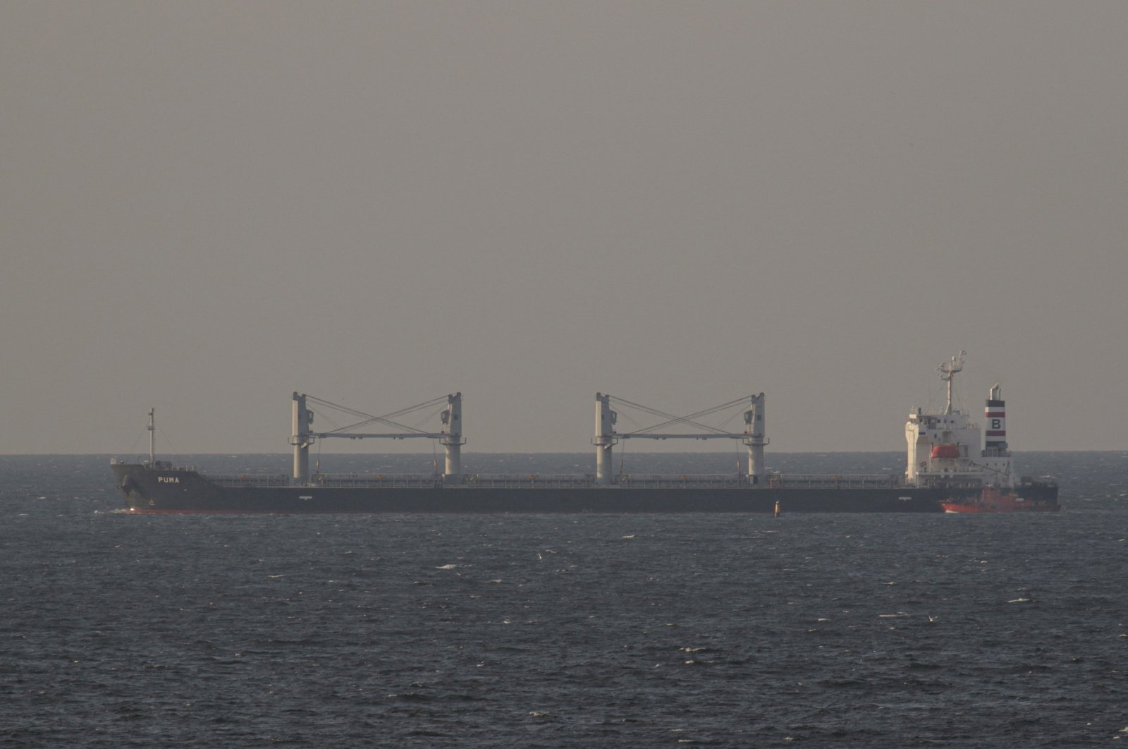 Cayman Islands-flagged bulk carrier Puma leaves the sea port of Odesa, in Ukraine Sept. 15, 2023. (Reuters Photo)