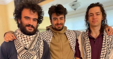 (From L) The three victims of a hate crime Hisham Awartani, Tahseen Ali, and Kenan Abdulhamid, who were shot on their way to a family dinner, are seen in this undated photo, Burlington, Vermont, U.S.