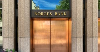 A view shows the building of Norway’s central bank, Norges Bank, in Oslo, Norway, June 23, 2022. (Reuters Photo)