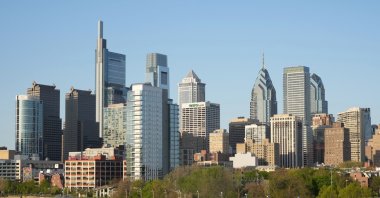 The downtown Philadelphia skyline and the Schuylkill River, Philadelphia, Pennsylvania, U.S., April, 29, 2022. (dpa Photo)