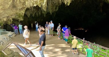 Five years after the missing football team made international headlines, the Tham Luang caves, Thailand, Nov. 4, 2023. (dpa Photo)
