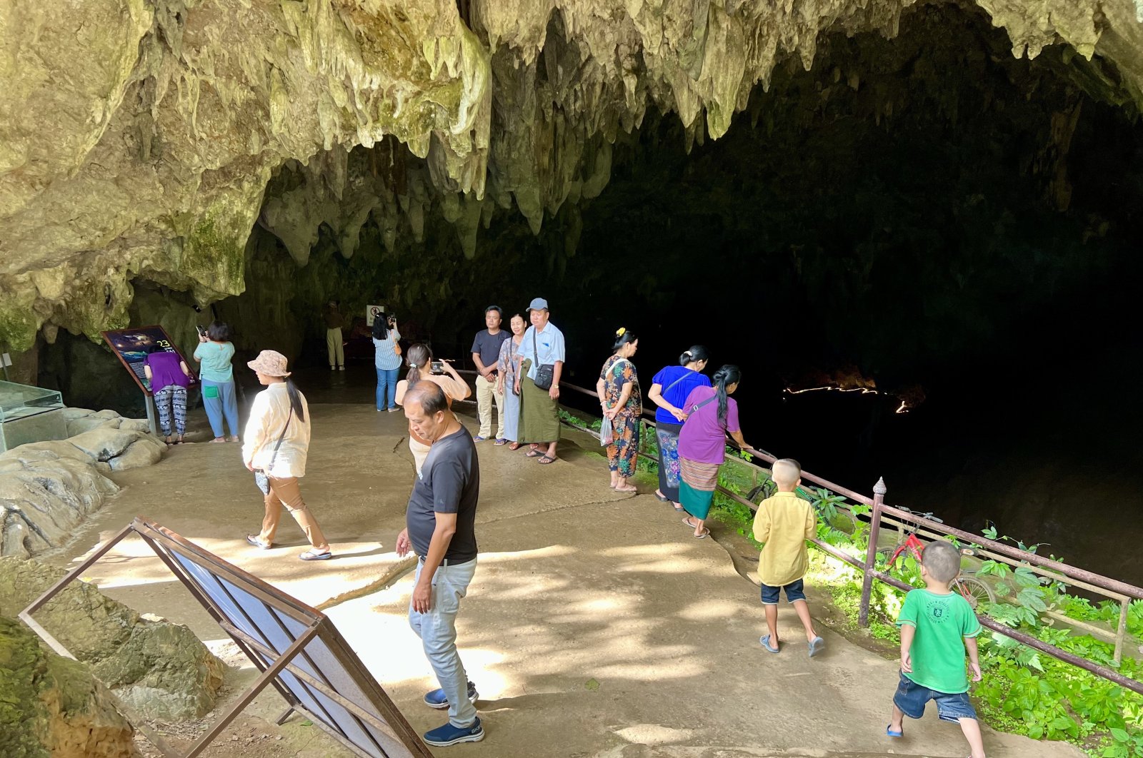 Five years after the missing football team made international headlines, the Tham Luang caves, Thailand, Nov. 4, 2023. (dpa Photo)