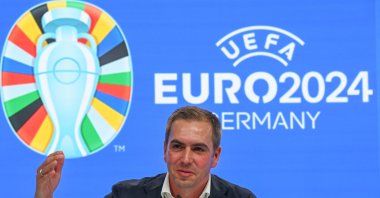 Philipp Lahm, tournament director of UEFA EURO 2024, speaks during a press conference on EURO 2024 at the Frankfurt stadium, Frankfurt, Germany, Oct. 16, 2023. (Getty Images Photo)
