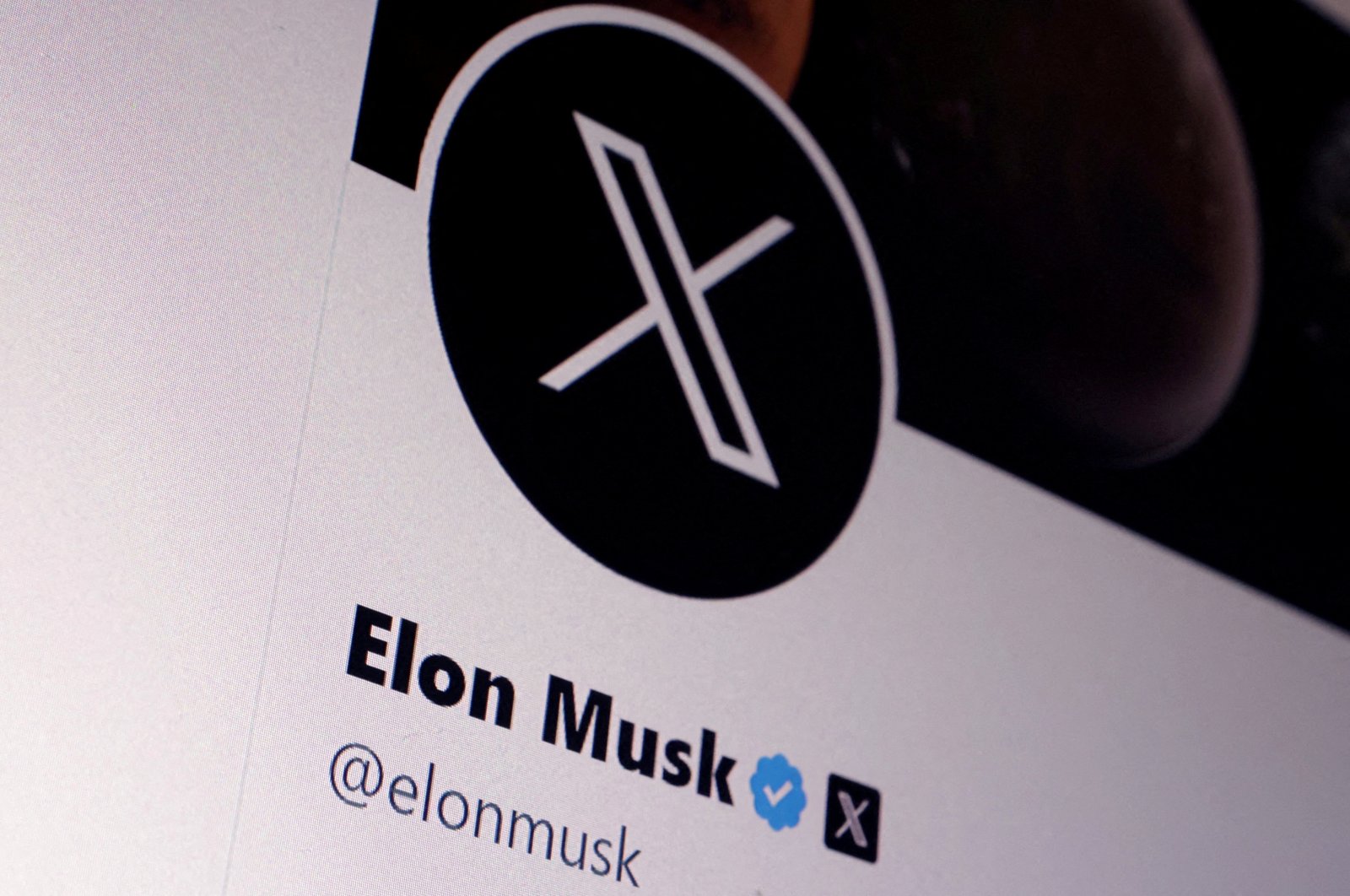 Elon Musk&#039;s X account is seen in this illustration taken on July 24, 2023. (Reuters Photo)