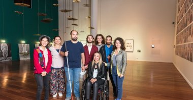 The team of Accessible Everything at the “Past, Present, Istanbul” exhibition at the Sakıp Sabancı Museum, Istanbul, Türkiye. (Photo courtesy of Accessible Everything)