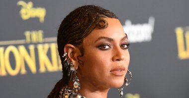 U.S. singer/songwriter Beyonce arrives for the world premiere of Disney's "The Lion King" at the Dolby Theatre, Hollywood, Los Angeles, U.S., July 9, 2019. (AFP Photo)