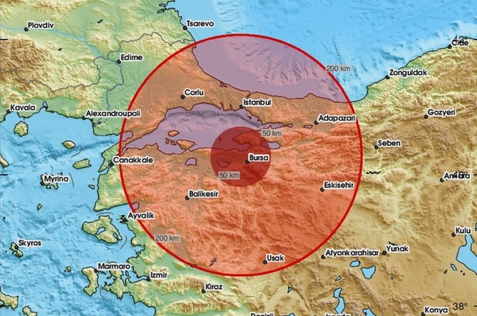 Northwestern Türkiye's Bursa rocked by 5.1 earthquake | Daily Sabah