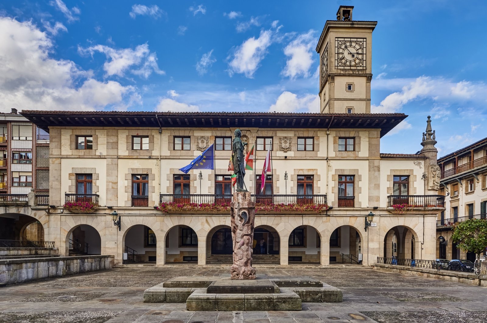 The Town Hall in Guernica, Pais Vasco, Basque Country, Spain, Nov. 11, 2021. (Getty Images Photo)
