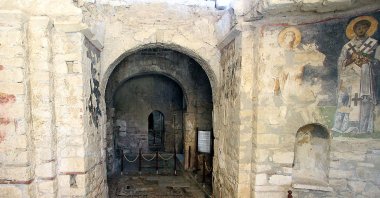 The initial burial site of the popular St. Nicholas of Myra, St. Nicholas Church in Demre, Antalya, Türkiye, July 29, 2013. (Getty Images Photo)