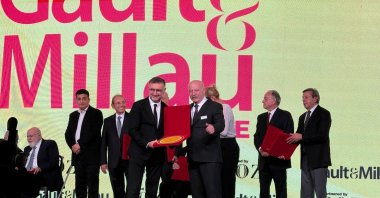 The gastronomy selection for Türkiye in a spectacular award ceremony held at the Çırağan Kempinski Palace, Istanbul, Türkiye. (Photo courtesy of Gault &amp; Millau Türkiye)